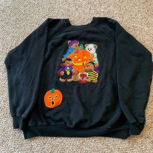 Vintage Halloween adorable graphic crewneck